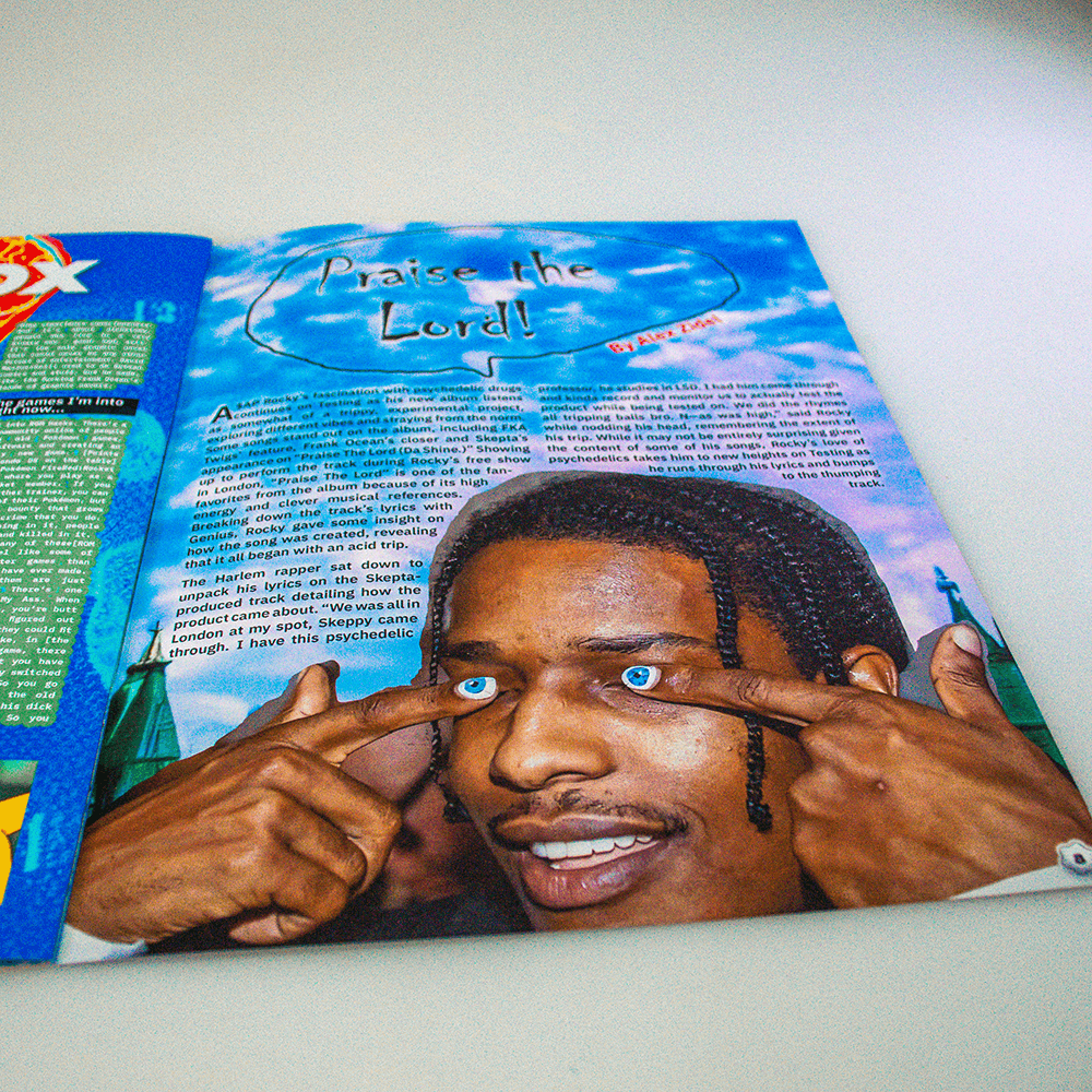 Single page A$AP Rocky story from Terminally Online